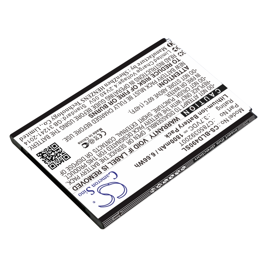 Batería del teléfono móvil BLU CS-BLD490SL