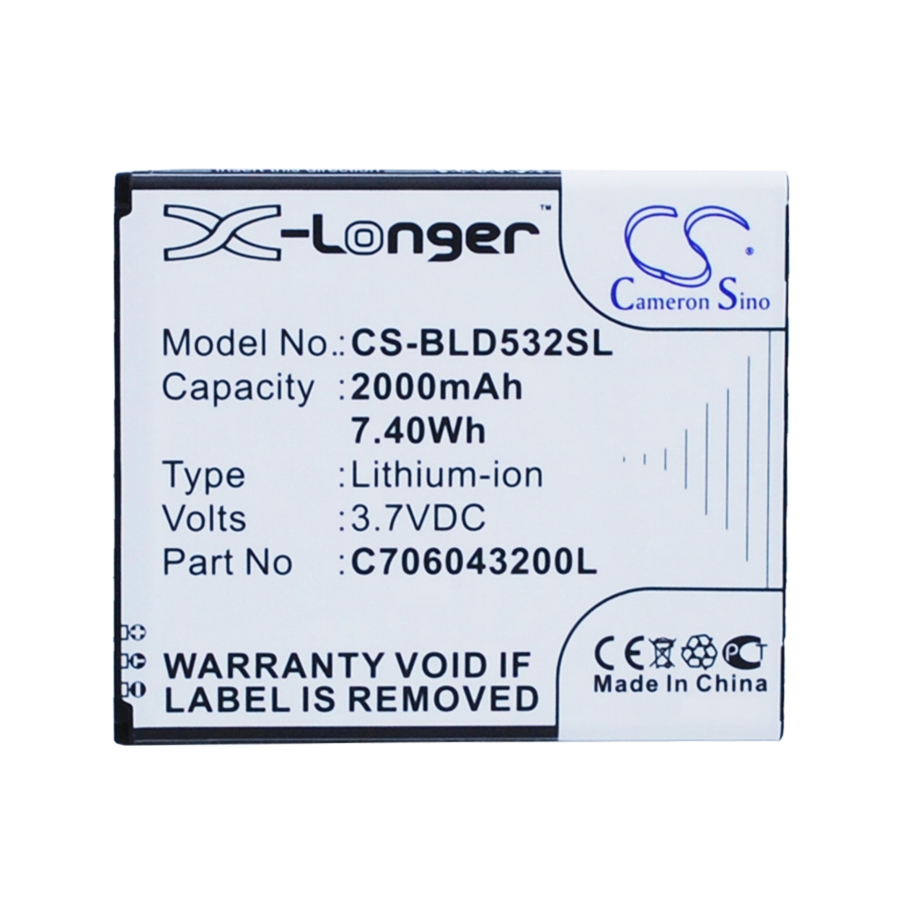 Batería del teléfono móvil BLU CS-BLD532SL
