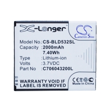 Reemplazo de batería compatible para BLU C706043200L,C706043200T
