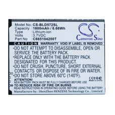 Reemplazo de batería compatible para BLU C665104200T,C765804200L