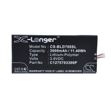 Reemplazo de batería compatible para BLU C1275703300P