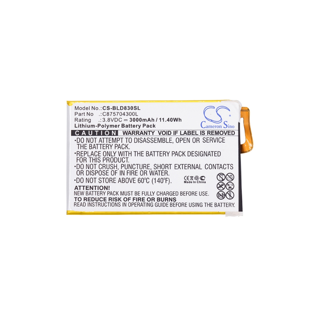 Batería del teléfono móvil BLU CS-BLD830SL