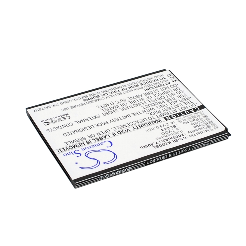 Batería del teléfono móvil Lenovo CS-BLK500SL