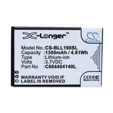Reemplazo de batería compatible para BLU C664404140L,C664404140T