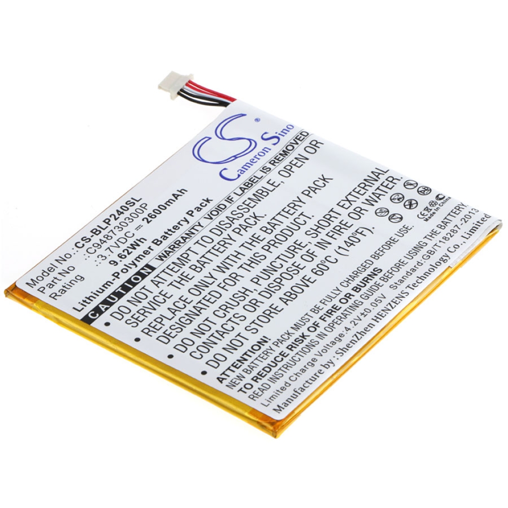 Batería de la tableta Blu CS-BLP240SL