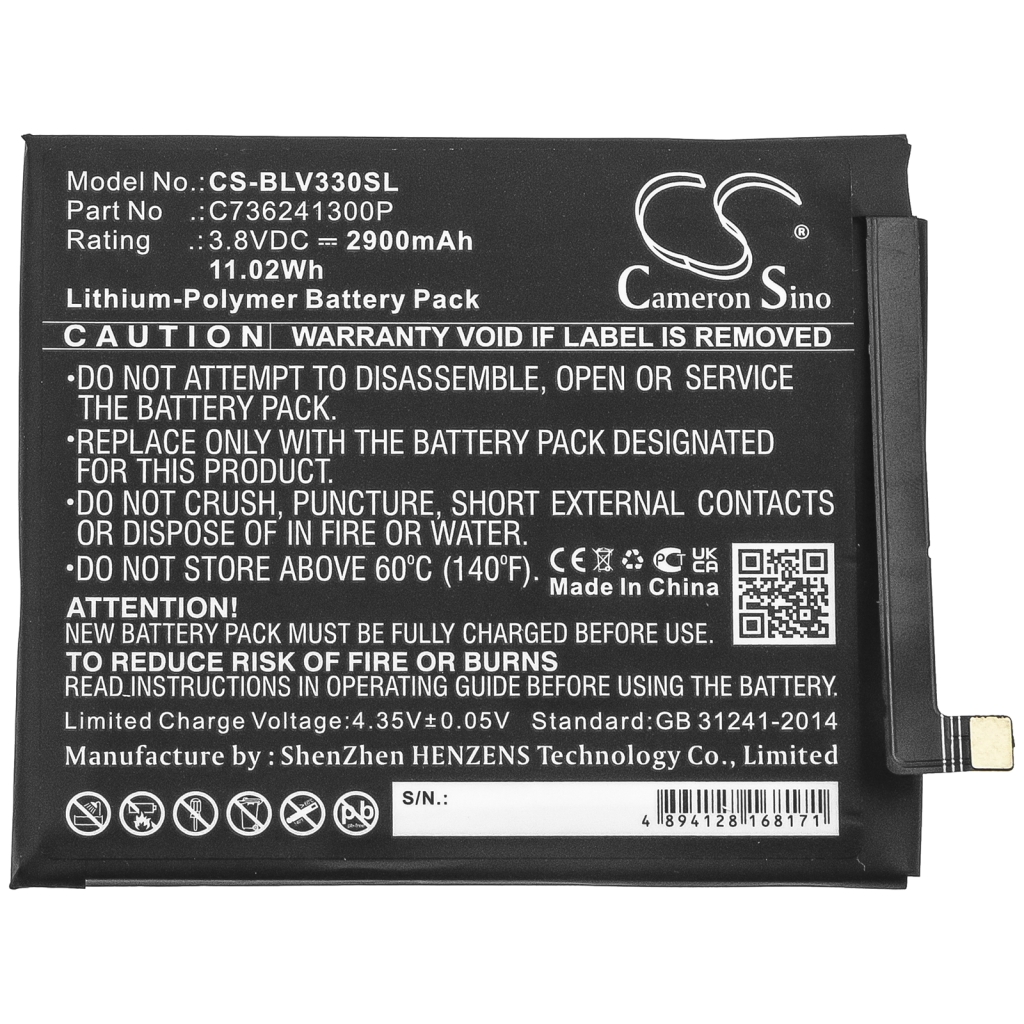 Batería del teléfono móvil BLU CS-BLV330SL