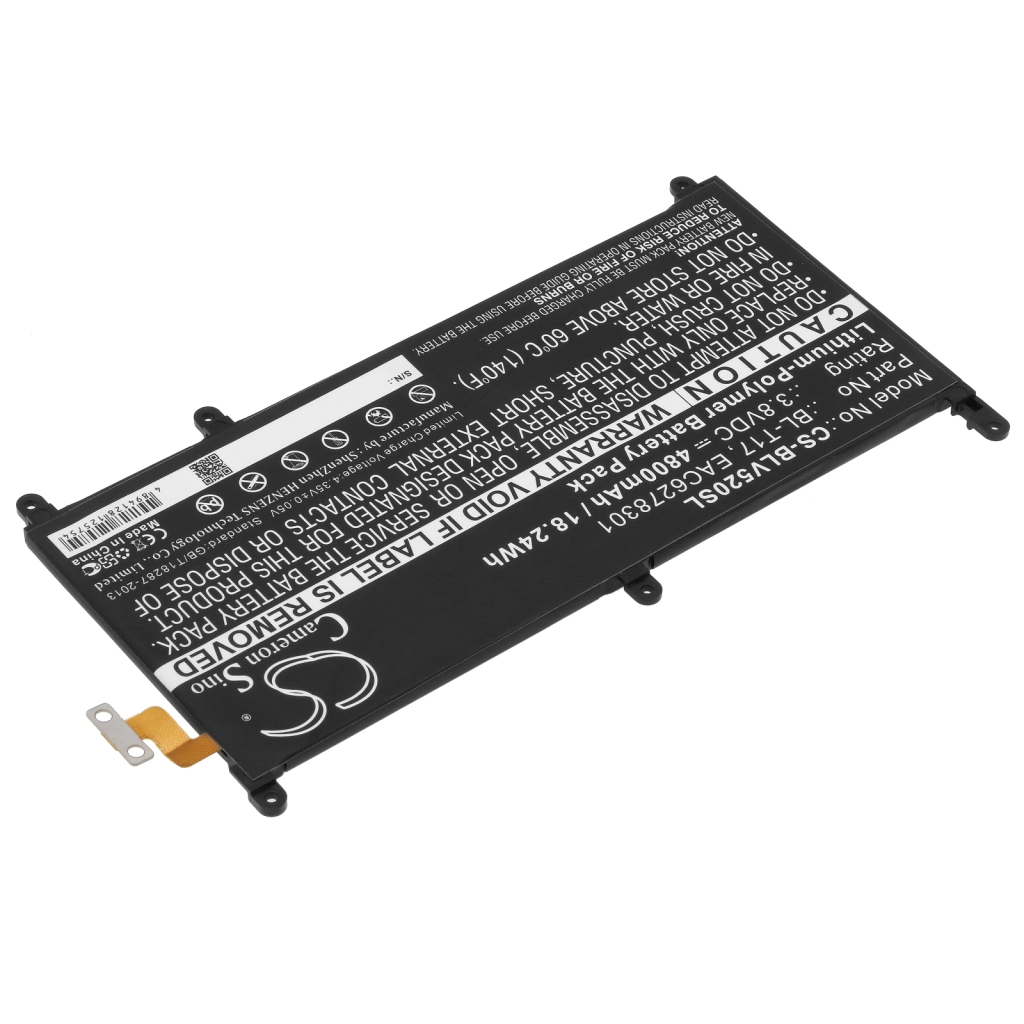 Batería de la tableta LG CS-BLV520SL