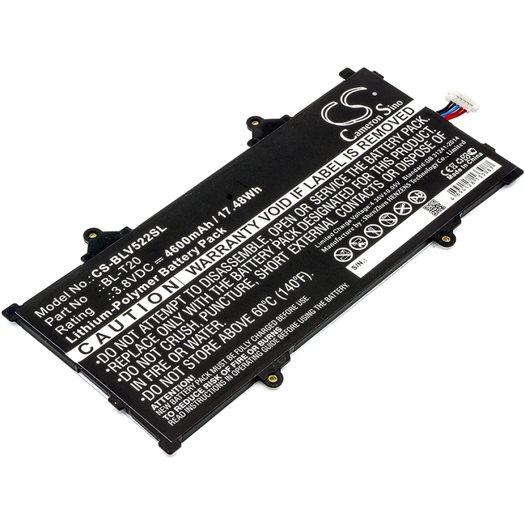 Batería de la tableta LG CS-BLV522SL