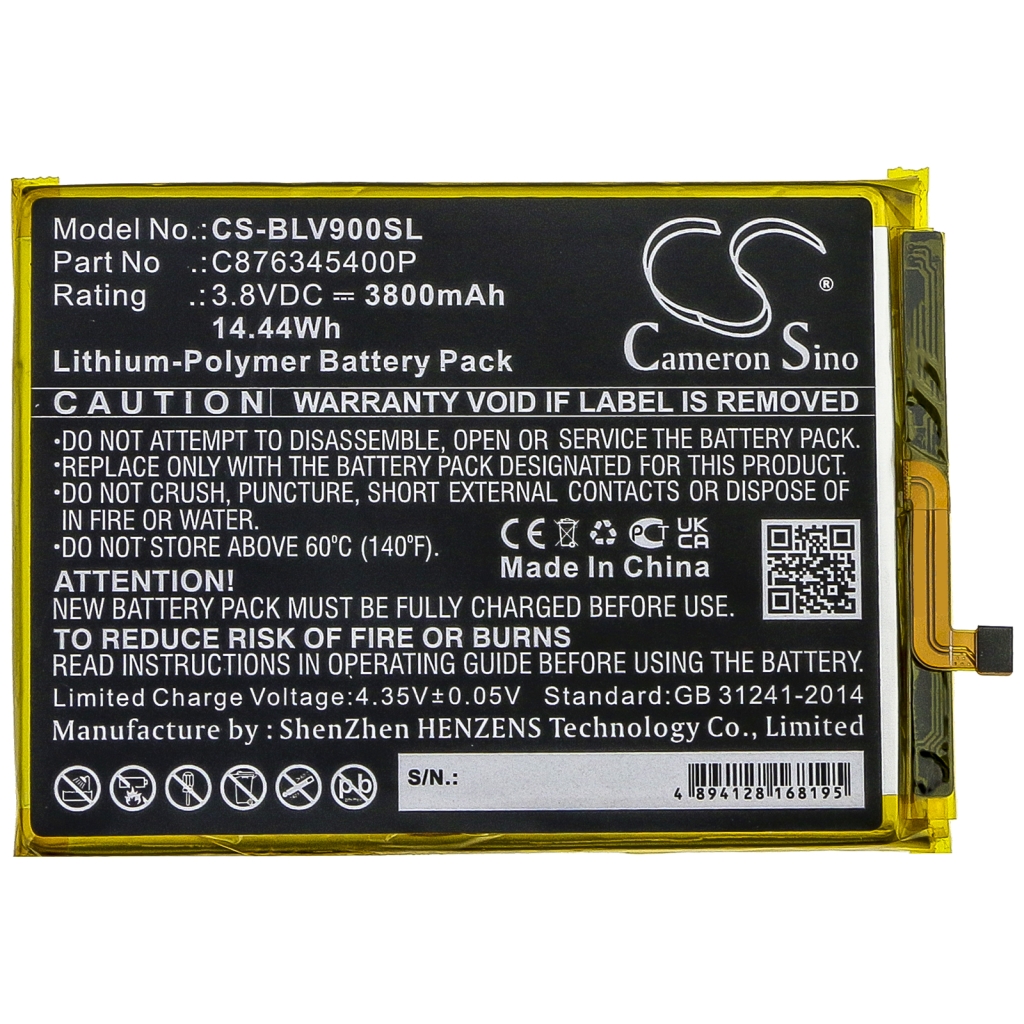 Batería del teléfono móvil BLU CS-BLV900SL