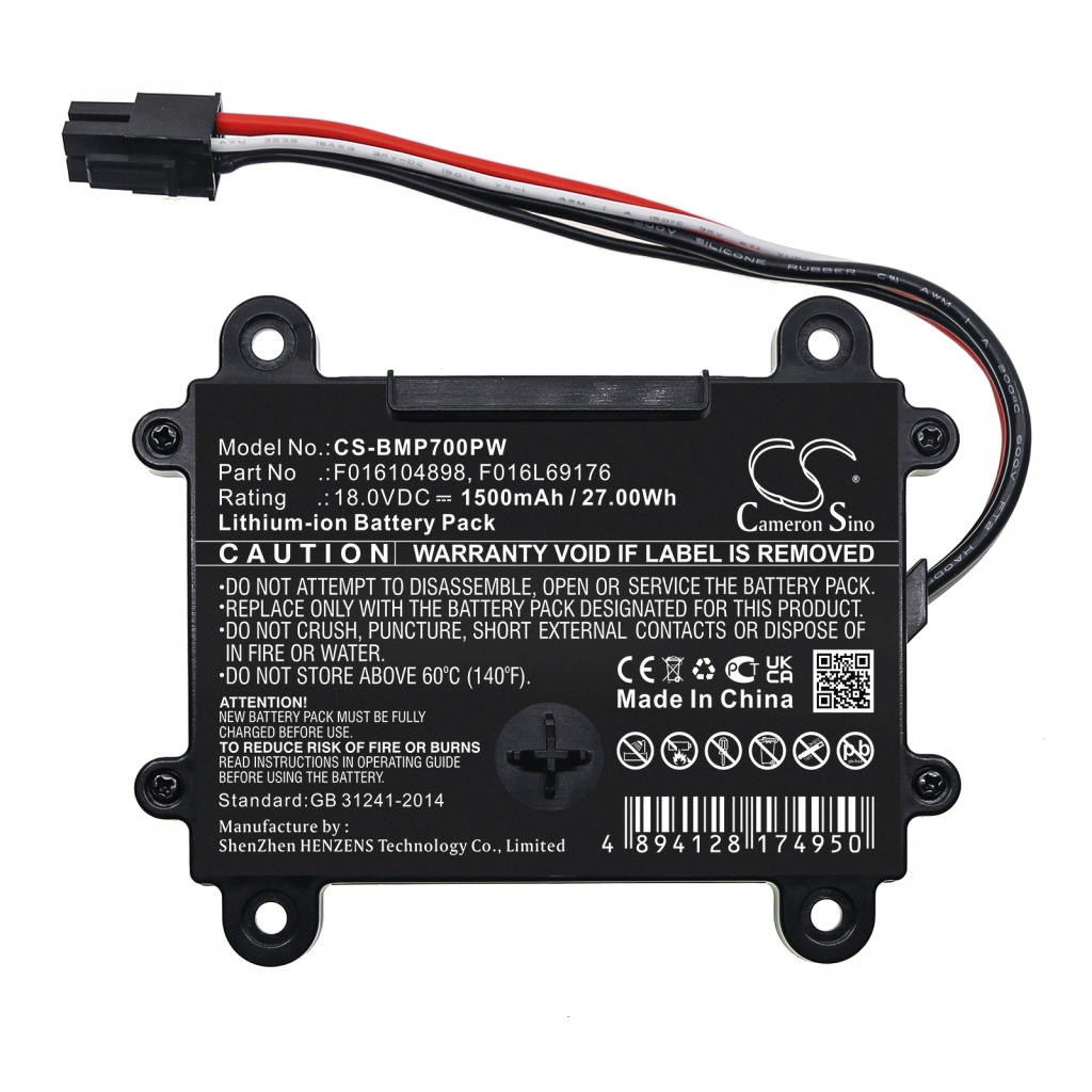 Batería para herramientas eléctricas Bosch Indego 400 Connected