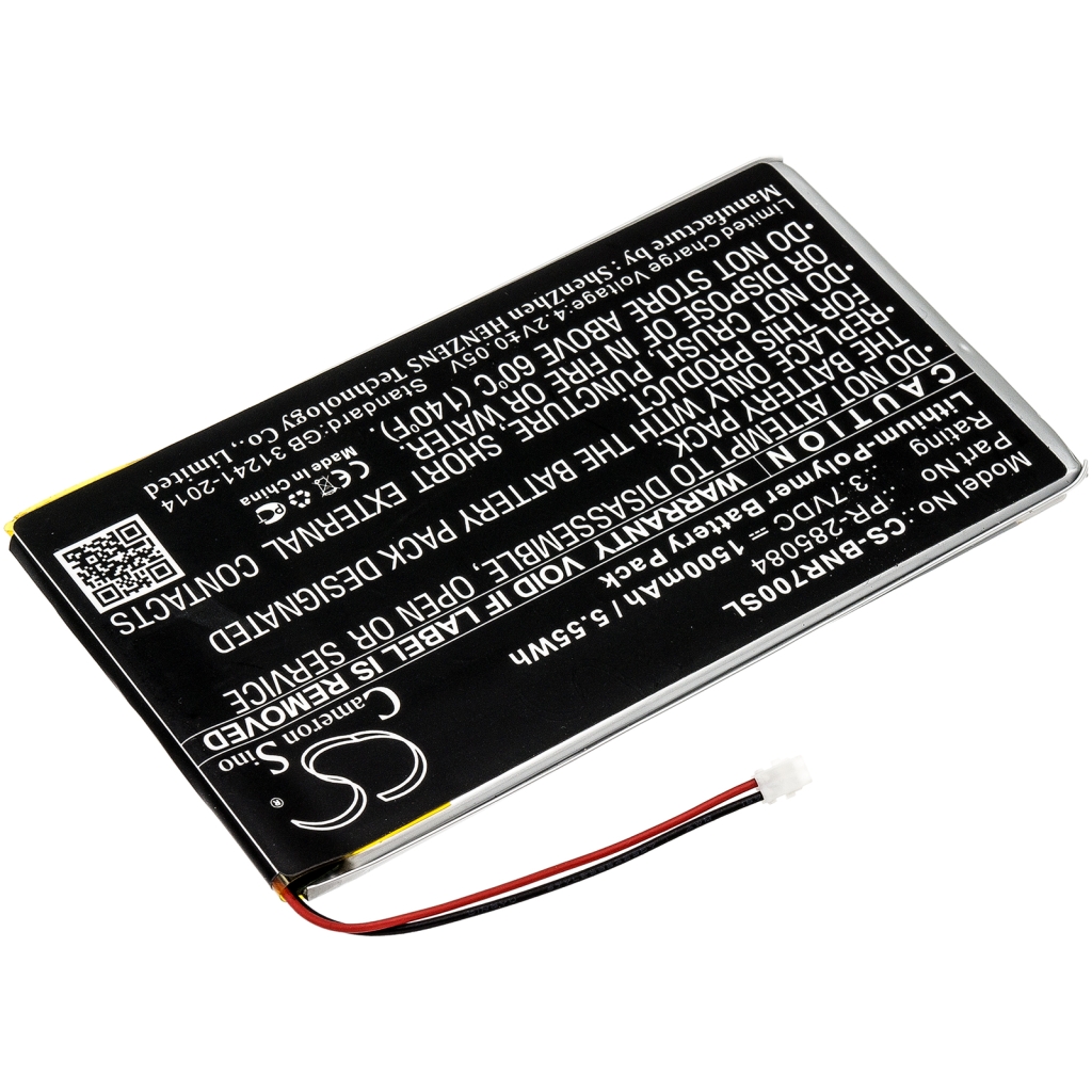 Batería de la tableta Barnes & noble CS-BNR700SL
