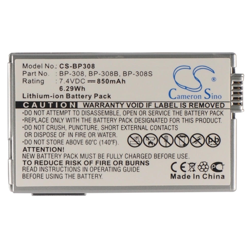 Batería de la cámara Canon IXY DVM5