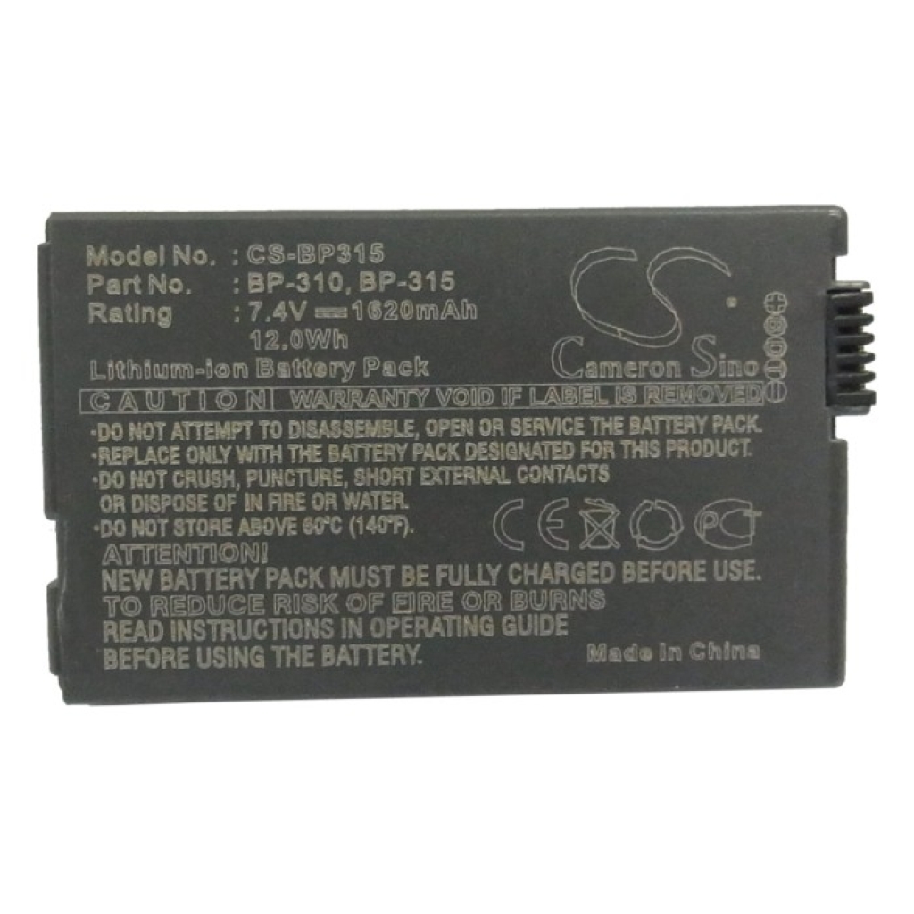 Batería de la cámara Canon IXY DVM5