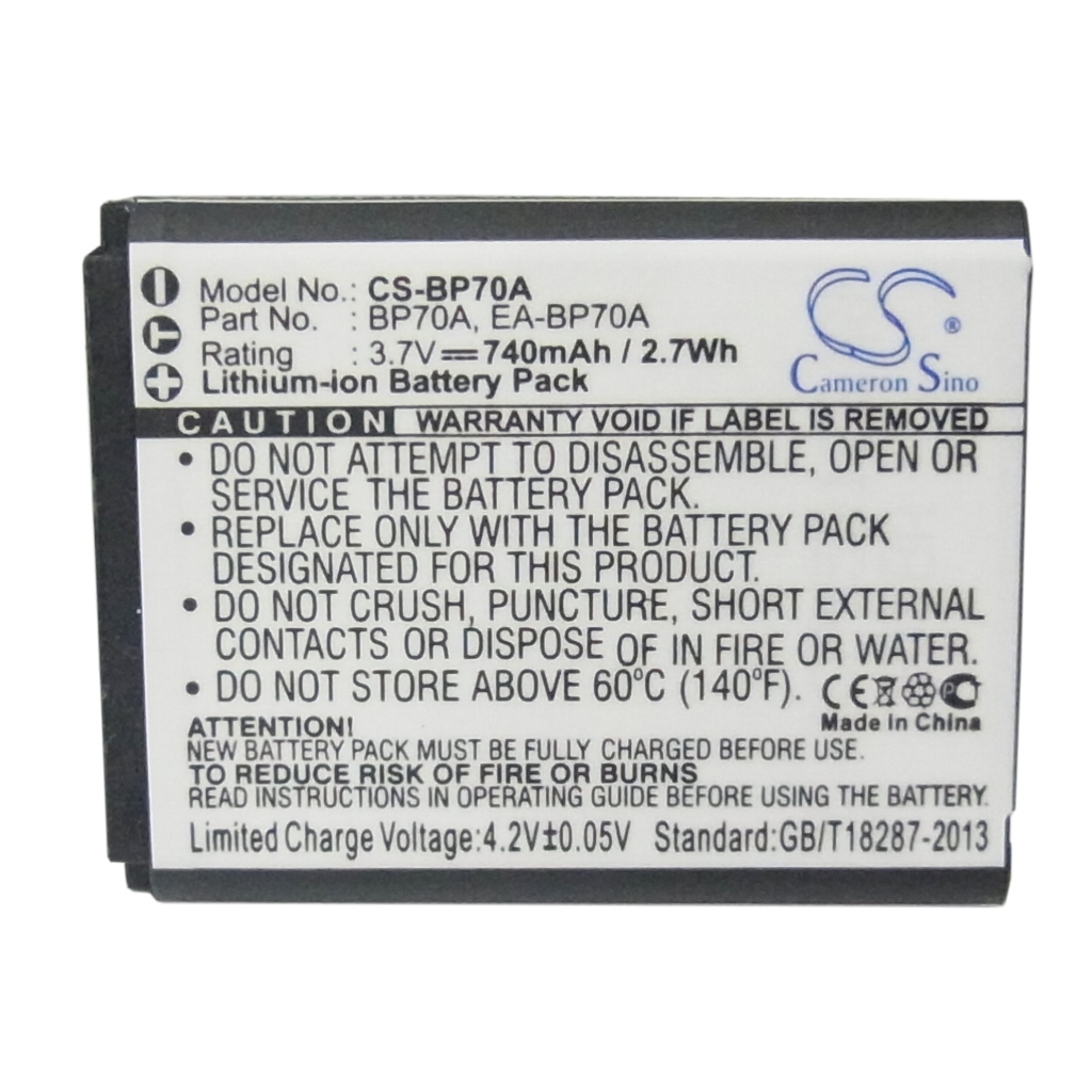 Baterías Sustituye SLB-70A