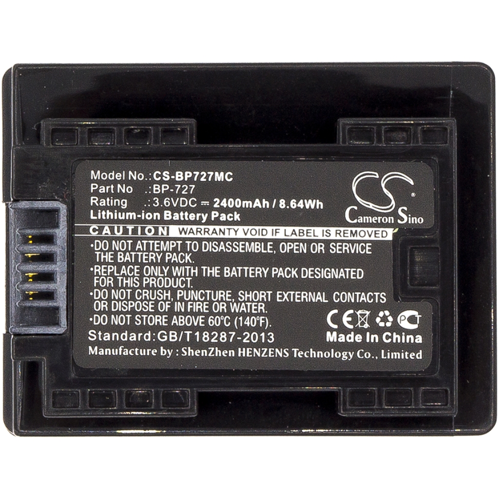 Batería de la cámara Canon IXIA HF R306
