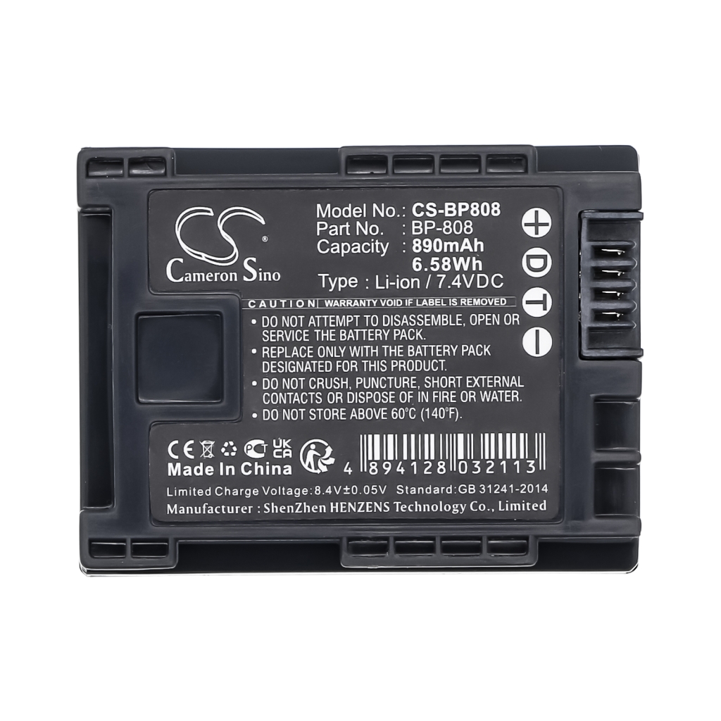 Batería de la cámara Canon VIXIA HFS30