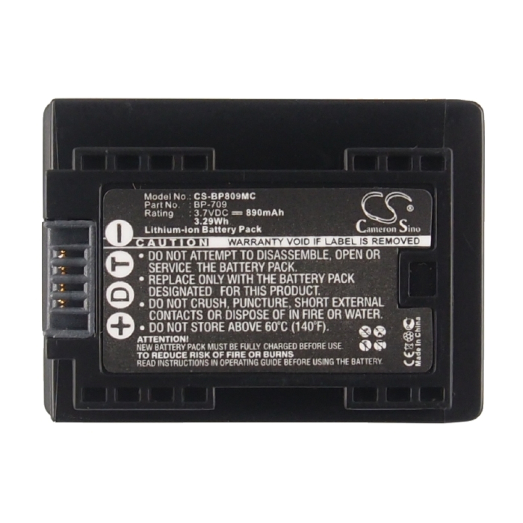 Batería de la cámara Canon IXIA HF R306
