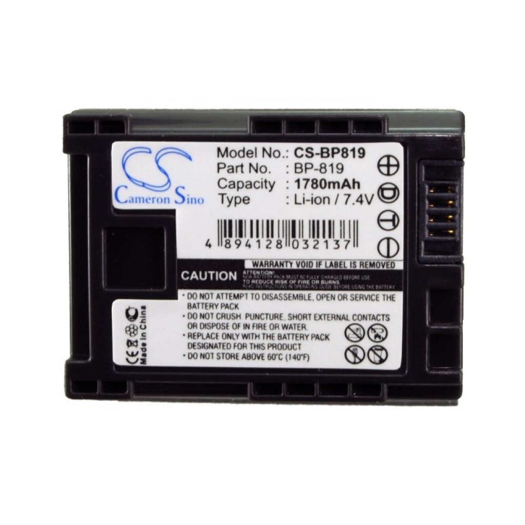 Batería de la cámara Canon VIXIA HF G10