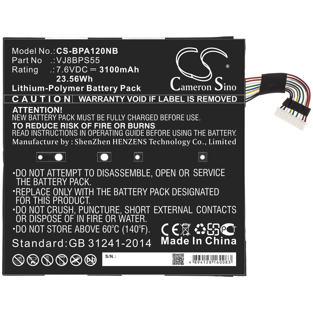Batería para portátil Sony CS-BPA120NB