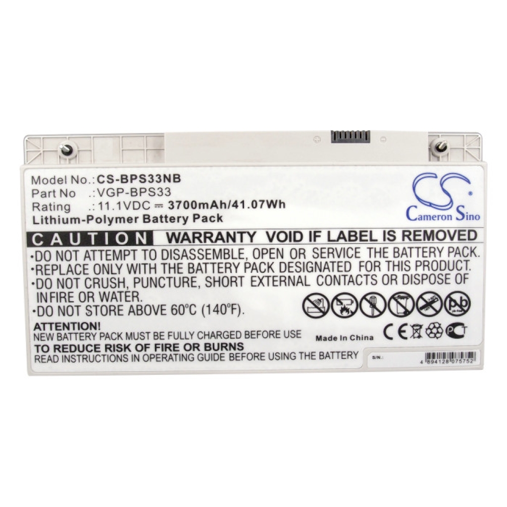 Batería para portátil Sony CS-BPS33NB