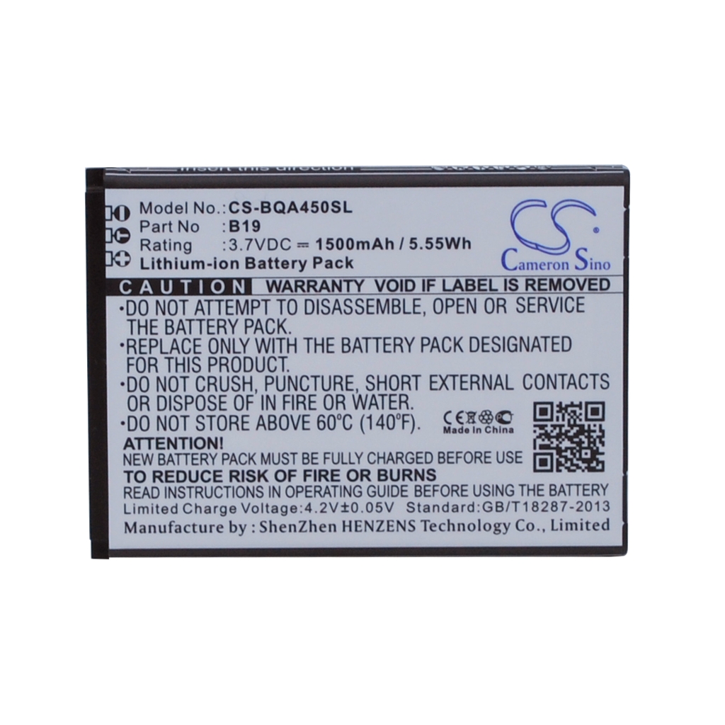 Batería del teléfono móvil Bq CS-BQA450SL