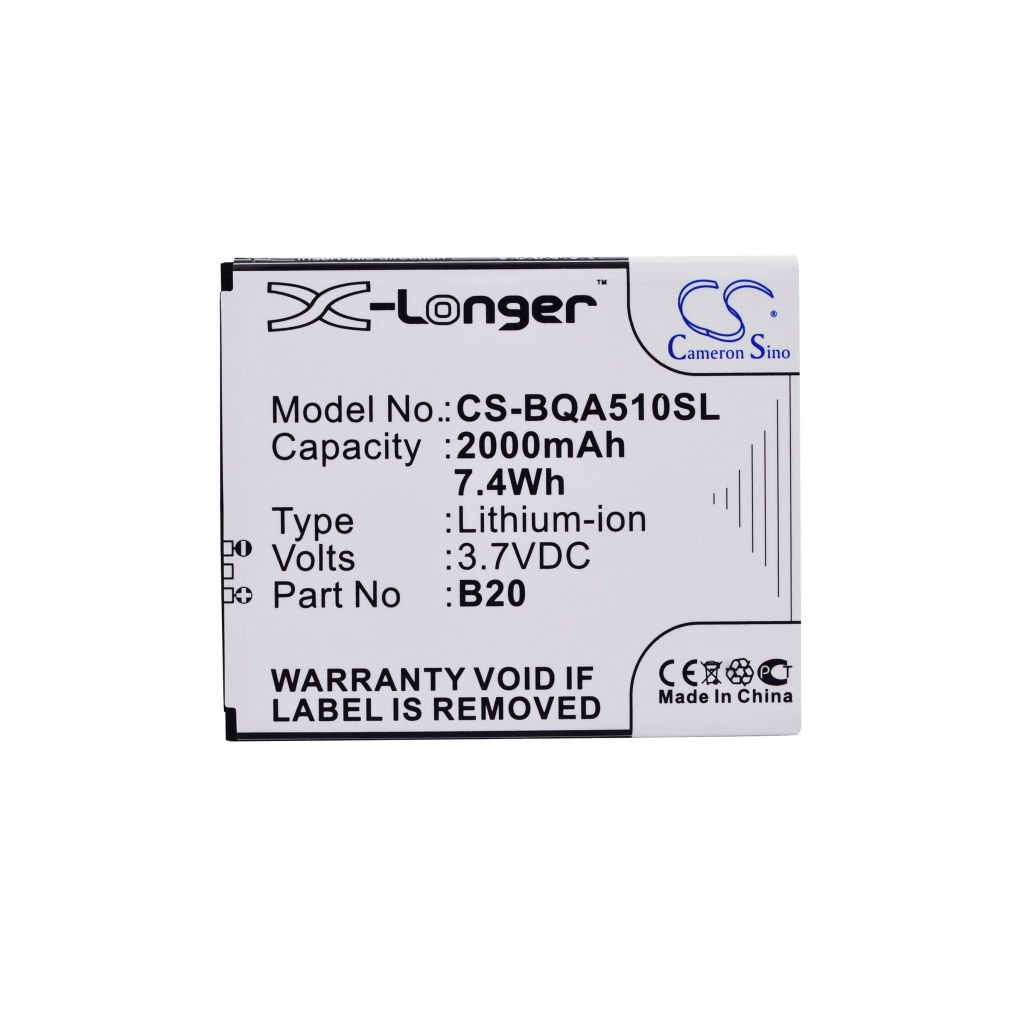 Batería del teléfono móvil Bq CS-BQA510SL