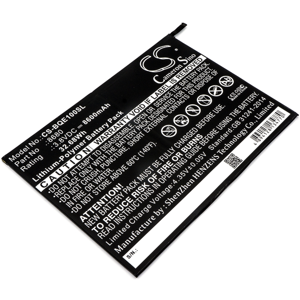 Batería de la tableta Bq CS-BQE100SL