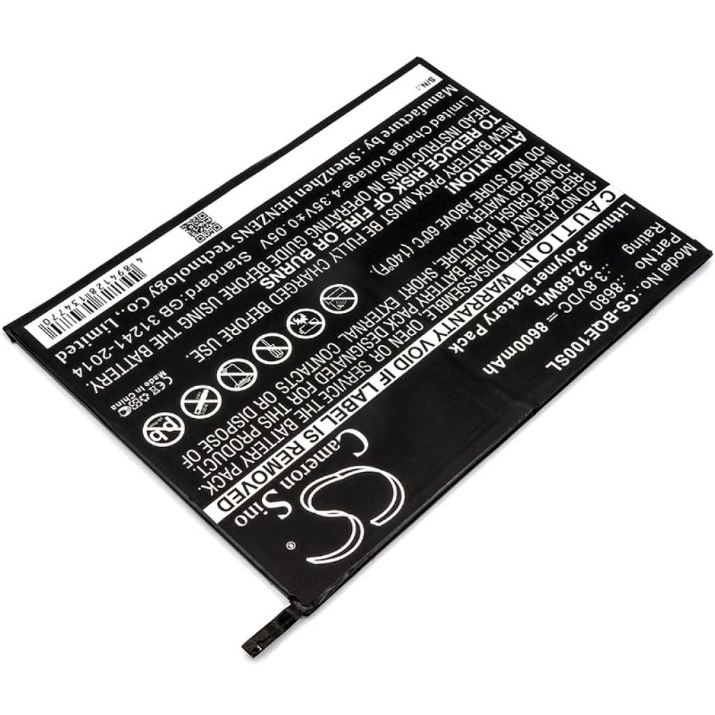 Batería de la tableta Bq CS-BQE100SL
