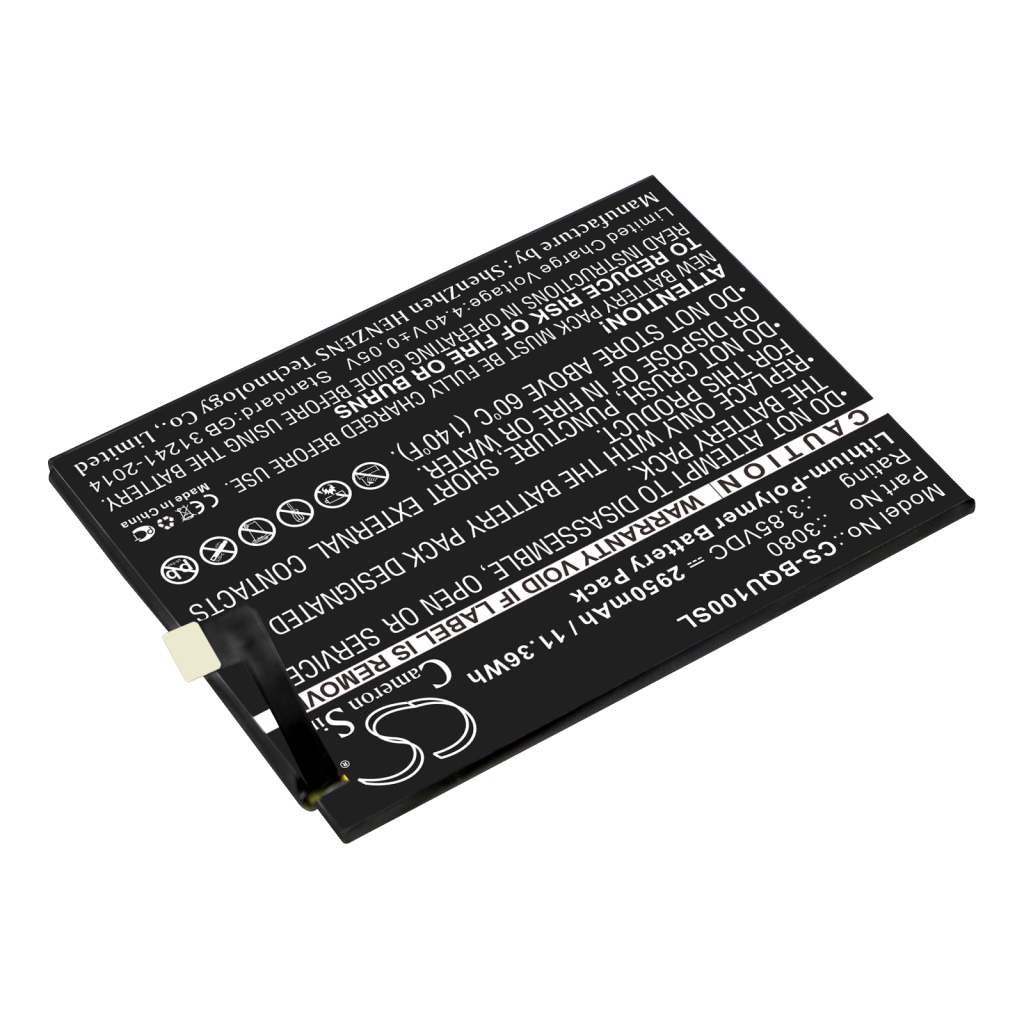 Batería del teléfono móvil Bq CS-BQU100SL
