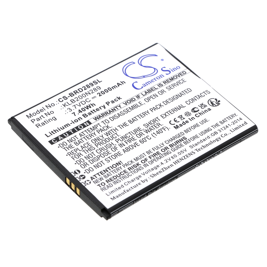 Batería del teléfono móvil Brondi Centurion 1