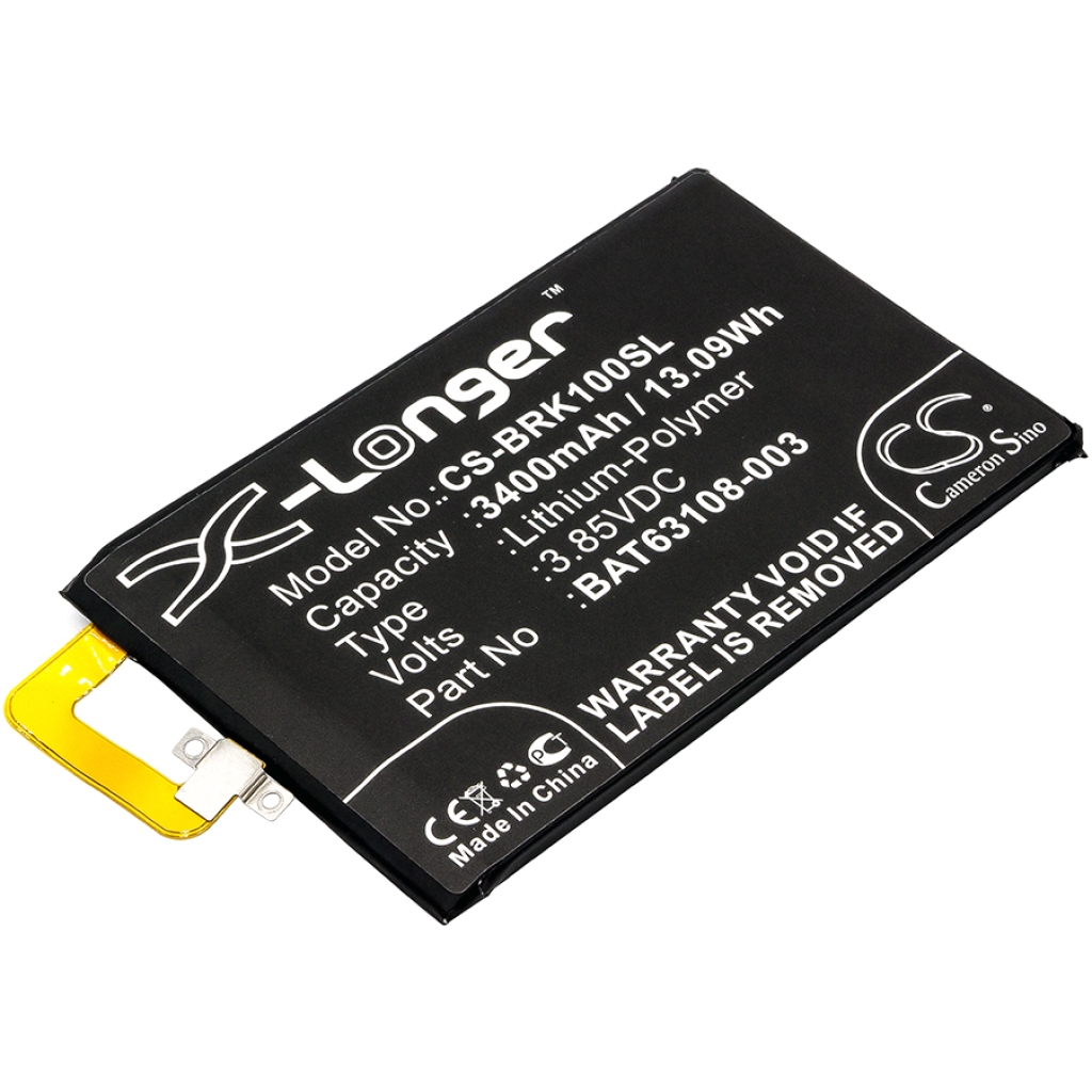 Batería del teléfono móvil Blackberry CS-BRK100SL