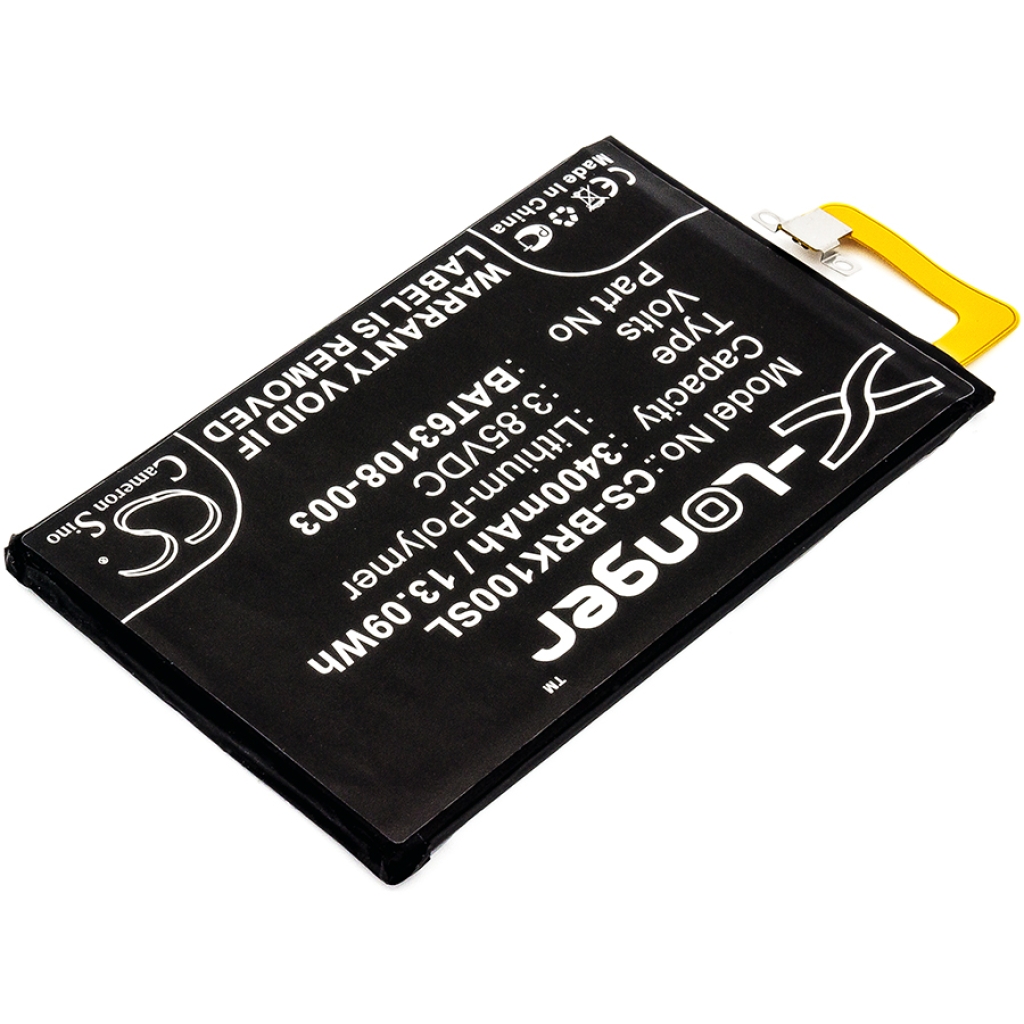 Batería del teléfono móvil Blackberry CS-BRK100SL