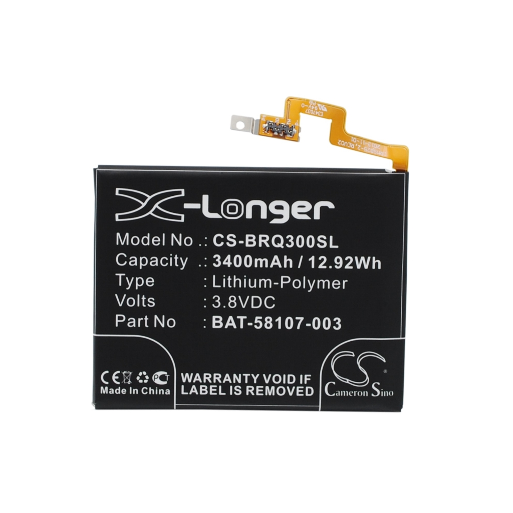 Batería del teléfono móvil Blackberry CS-BRQ300SL