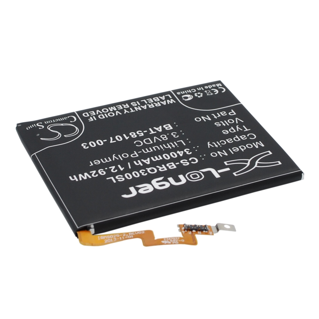 Batería del teléfono móvil Blackberry CS-BRQ300SL