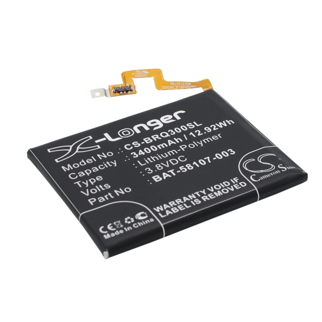 Batería del teléfono móvil Blackberry CS-BRQ300SL