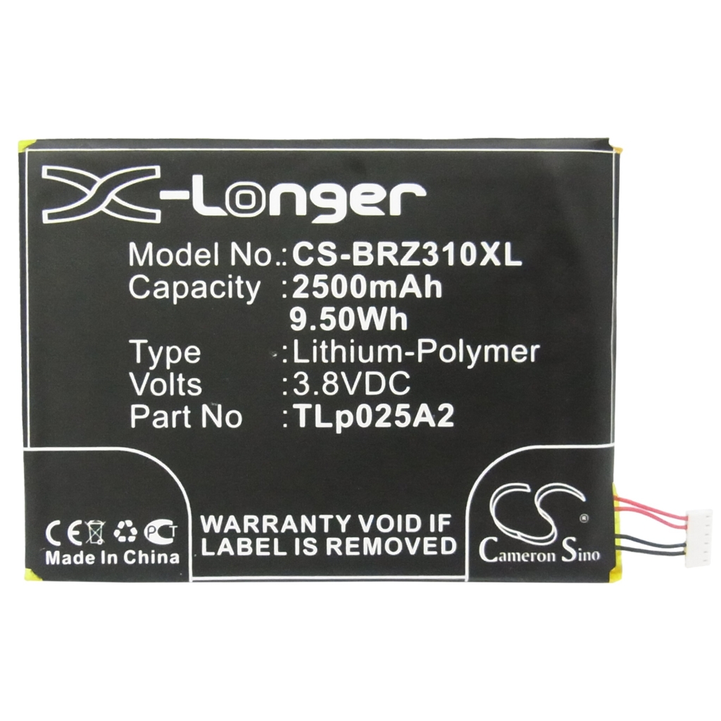 Baterías Sustituye TLp025A2