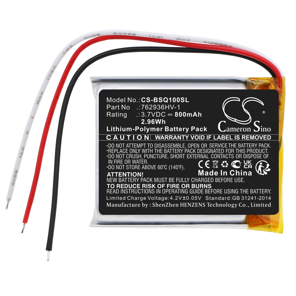 Batería para auriculares inalámbricos Bose CS-BSQ100SL