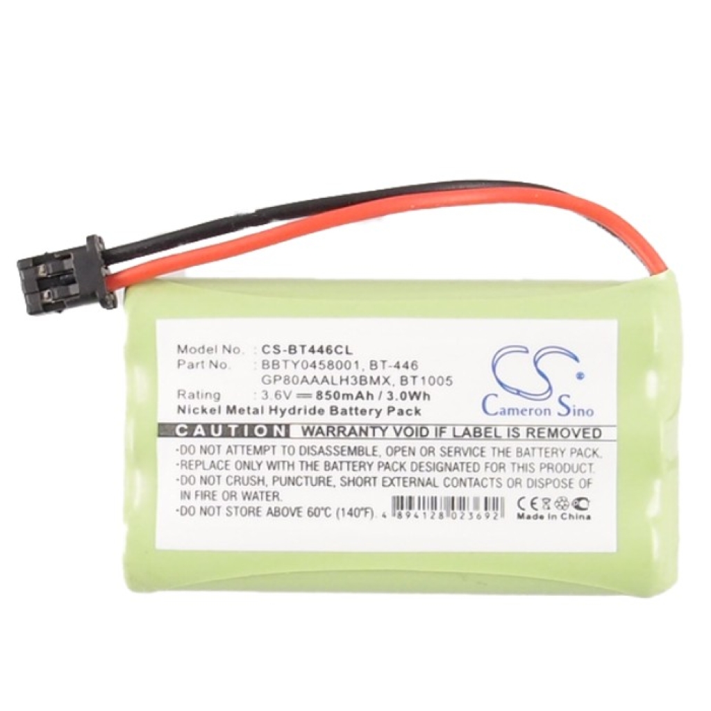 Batería para teléfono inalámbrico Uniden TCX800