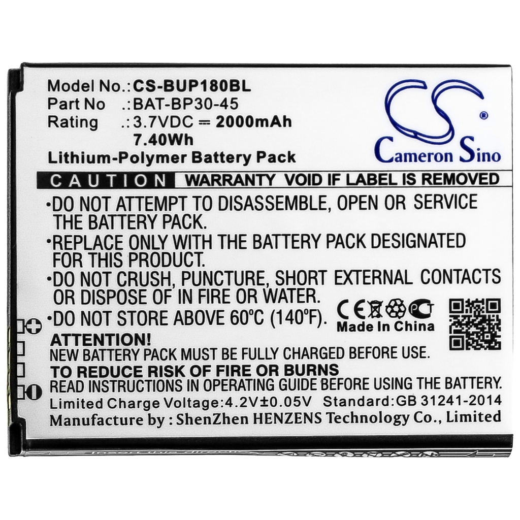 Batería de código de barras, escáner Bluebird BP30
