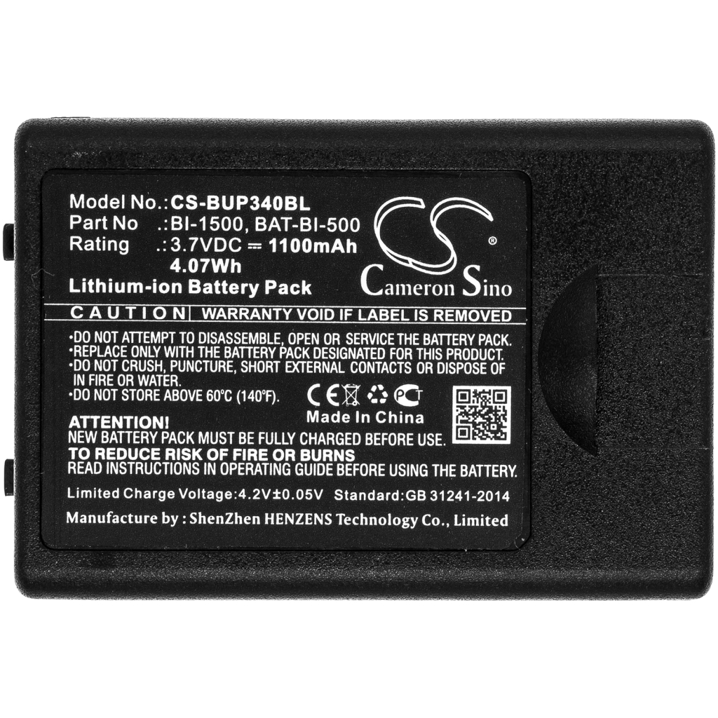 Batería de código de barras, escáner Bluebird CS-BUP340BL