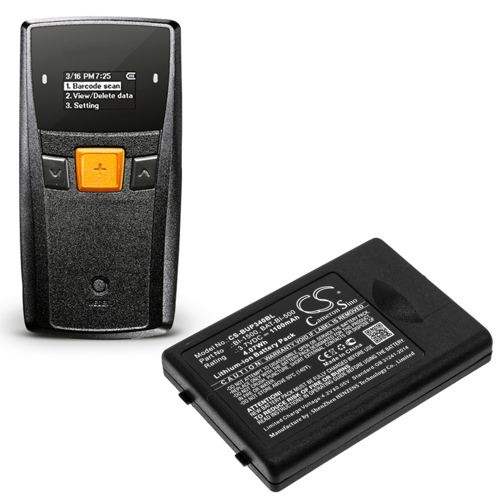 Batería de código de barras, escáner Bluebird CS-BUP340BL