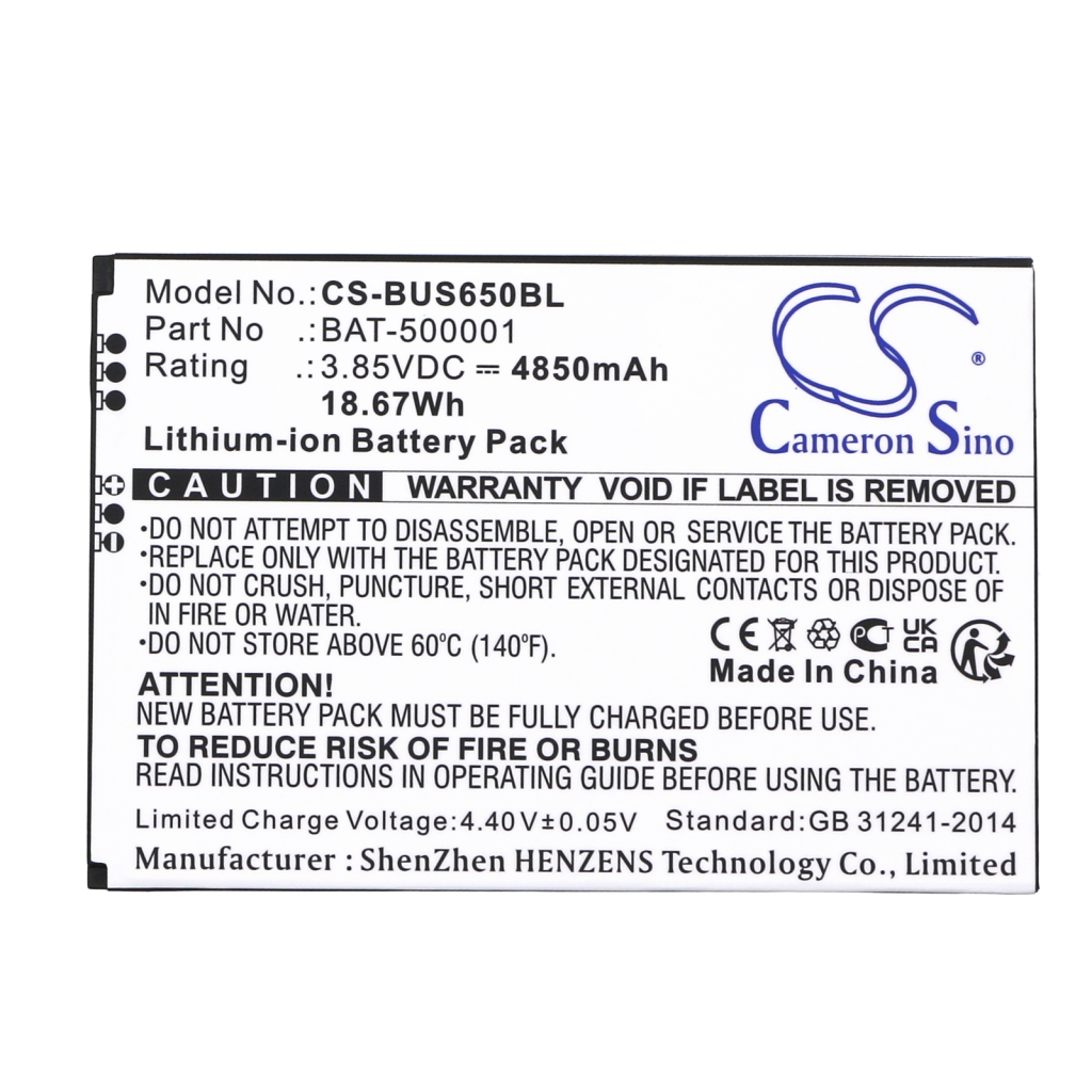 Batería de código de barras, escáner Bluebird CS-BUS650BL