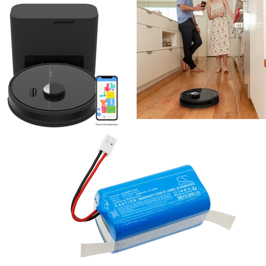 Batería de vacío Bobsweep CS-BWP213VX