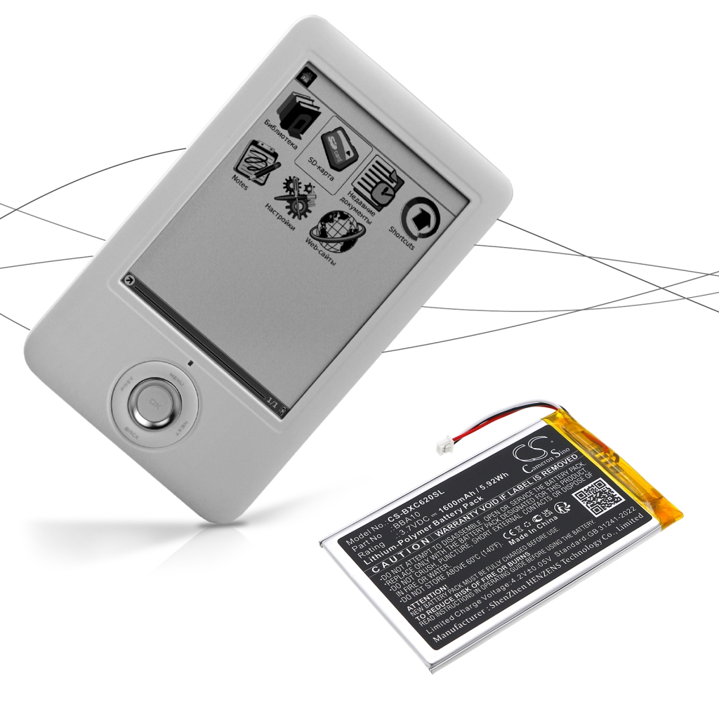 Batería Ebook, eReader Onyx CS-BXC620SL