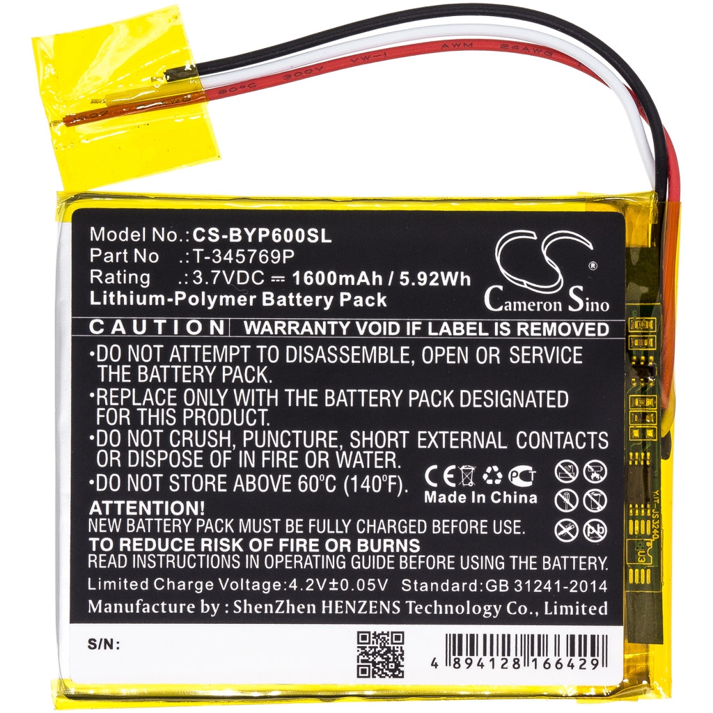 Batería Ebook, eReader Boyue CS-BYP600SL