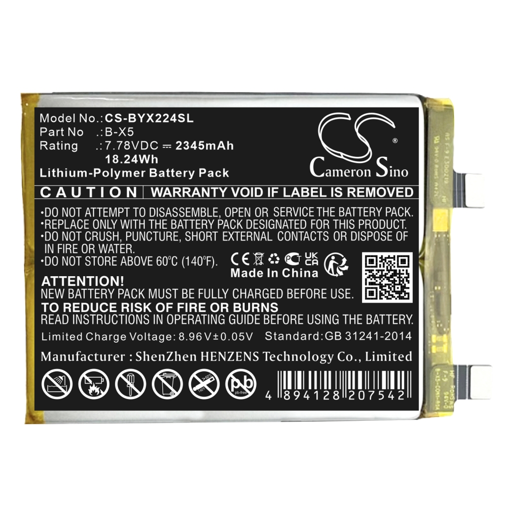 Batería del teléfono móvil Vivo CS-BYX224SL