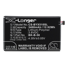Reemplazo de batería compatible para BBK BK-B-58