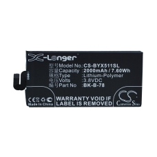 Reemplazo de batería compatible para BBK B-78,BK-B-78