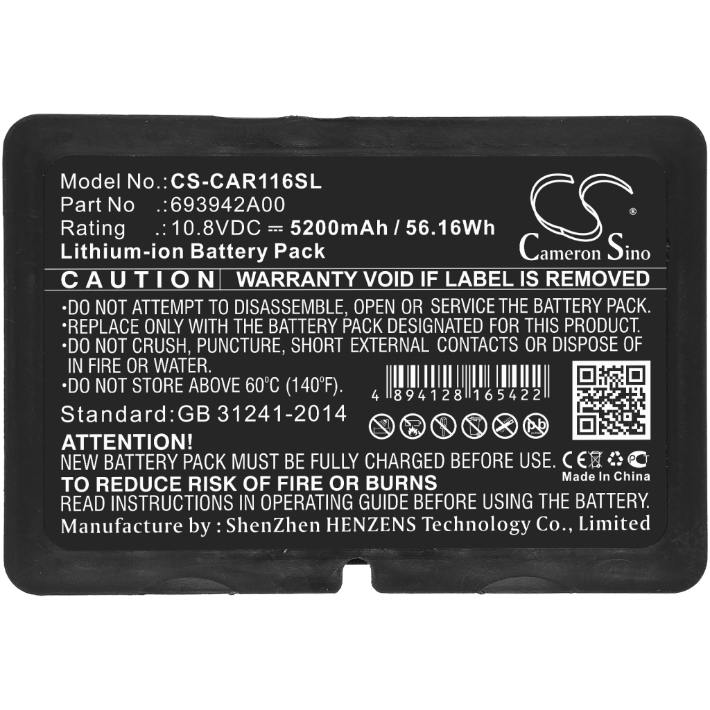 Batería para herramientas eléctricas Chauvin arnoux C.A 6116N