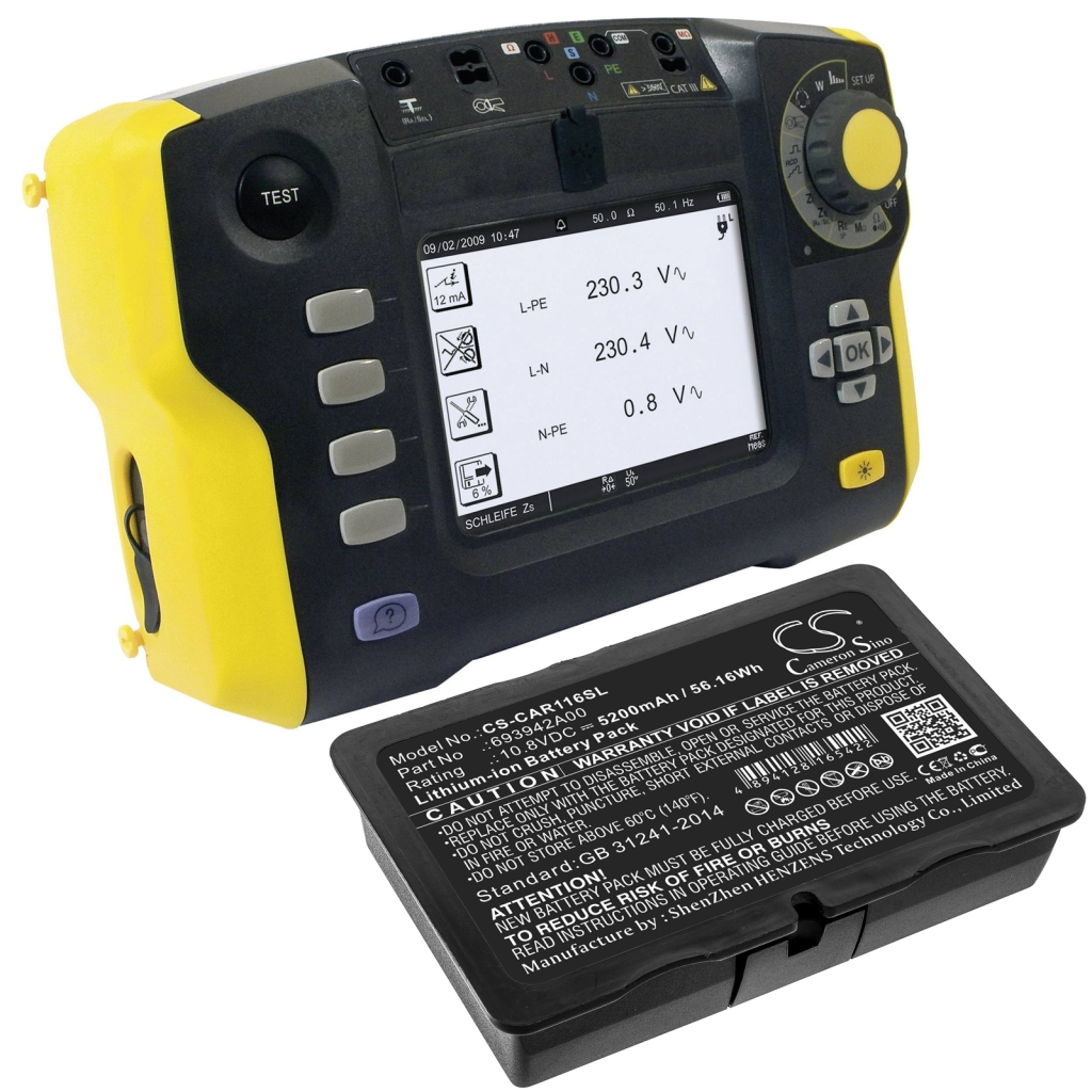 Batería para herramientas eléctricas Chauvin arnoux C.A 6116N